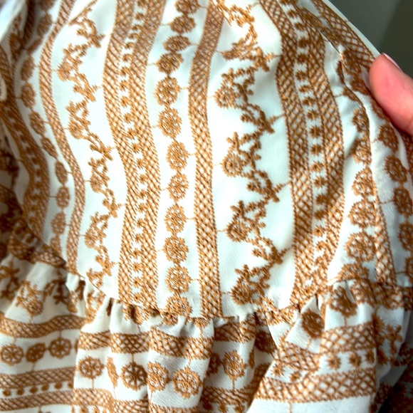 Calvin Klein Embroidered Wrap Dress - Picture 6 of 9